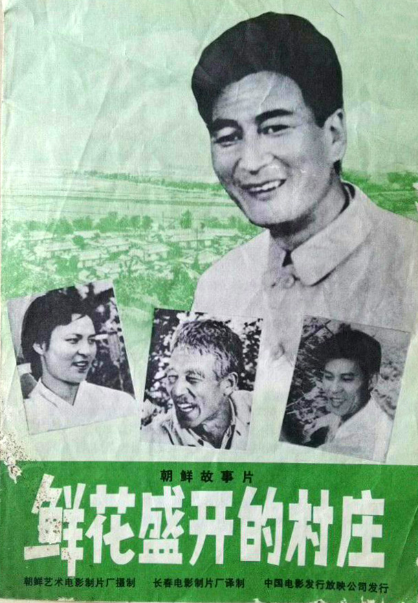 鮮花盛開的村莊