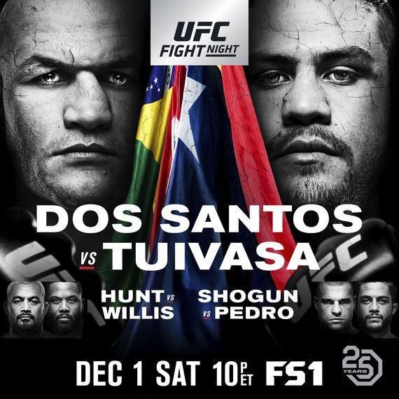 UFC Fight Night 142: 多斯桑托斯 vs. 圖瓦薩