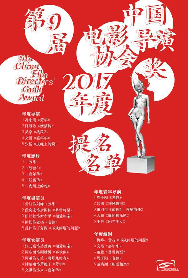 第九屆中國電影導演協(xié)會年度獎