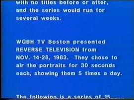 Reverse Television: Portraits of Viewers 圖1